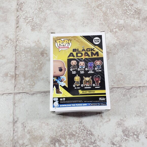 1232 Black Adam Funko Pop Movies With Lightning Vinyl Figure NIB 2022 - Picture 3 of 7